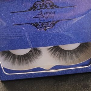 12 Pairs Of Mink Hair Black False Eyelashes